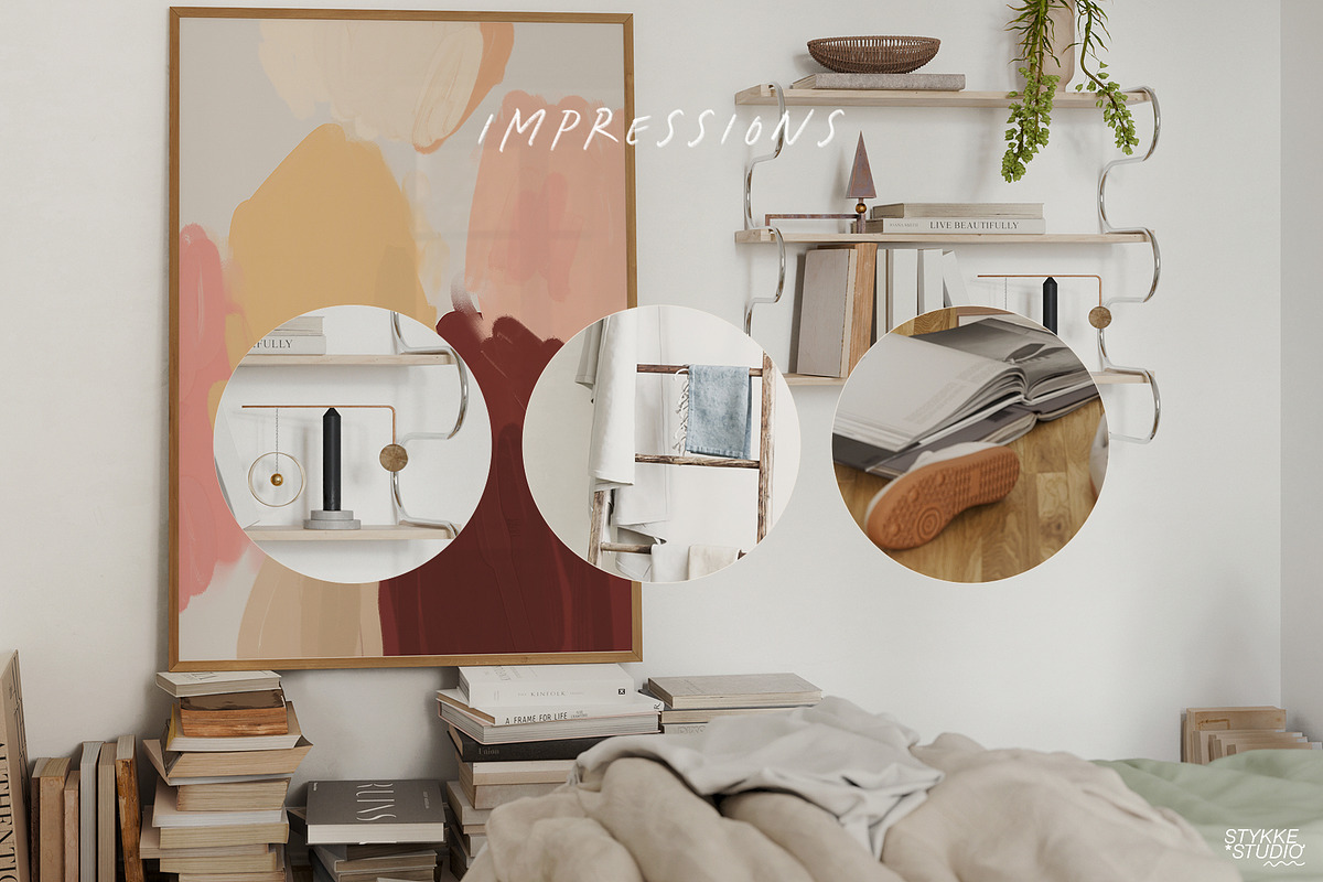 HAVEN & RÊVERIE | art & frame mockup, a Household Mockup by Stykke Studio (Photo 11 of 15)