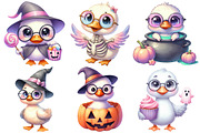 Spooky Pastel Chibi Goose PNG, an Illustration by Pixels.Craft (Thumbnail 3 of 7)