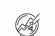 52 Smart Data Analytics Icons, an Outline Icon by adenpinkstore (Thumbnail 6 of 16)