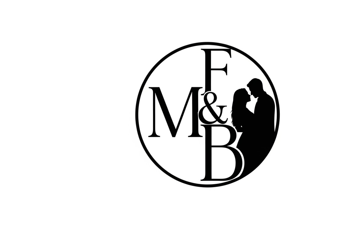 couple initial circle monogram, an Illustration by Amazin_art (Photo 4 of 31)