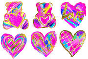 Preppy Valentines Day Heart clipart, an Illustration by Designworld (Thumbnail 4 of 5)