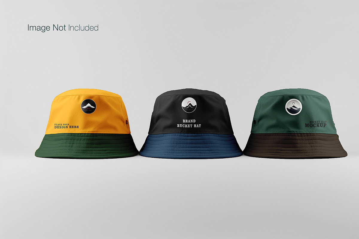 Realistic bucket hat mockup, a Hat Mockup by Raihan Rahman (Photo 9 of 10)
