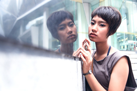 Portrait asian girl featuring adorable, adult, and asian, a Person Photo by a454