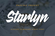 Starlyn - Stylish Script Font, a Font by Gumrega Studio (Thumbnail 1 of 6)