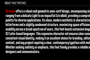 Strovius Condensed Font, a Sans Serif Font by redtype.studio (Thumbnail 2 of 9)