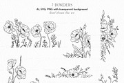 Poppy Line Art, an Object Graphic by CaraulanStore (Thumbnail 4 of 6)