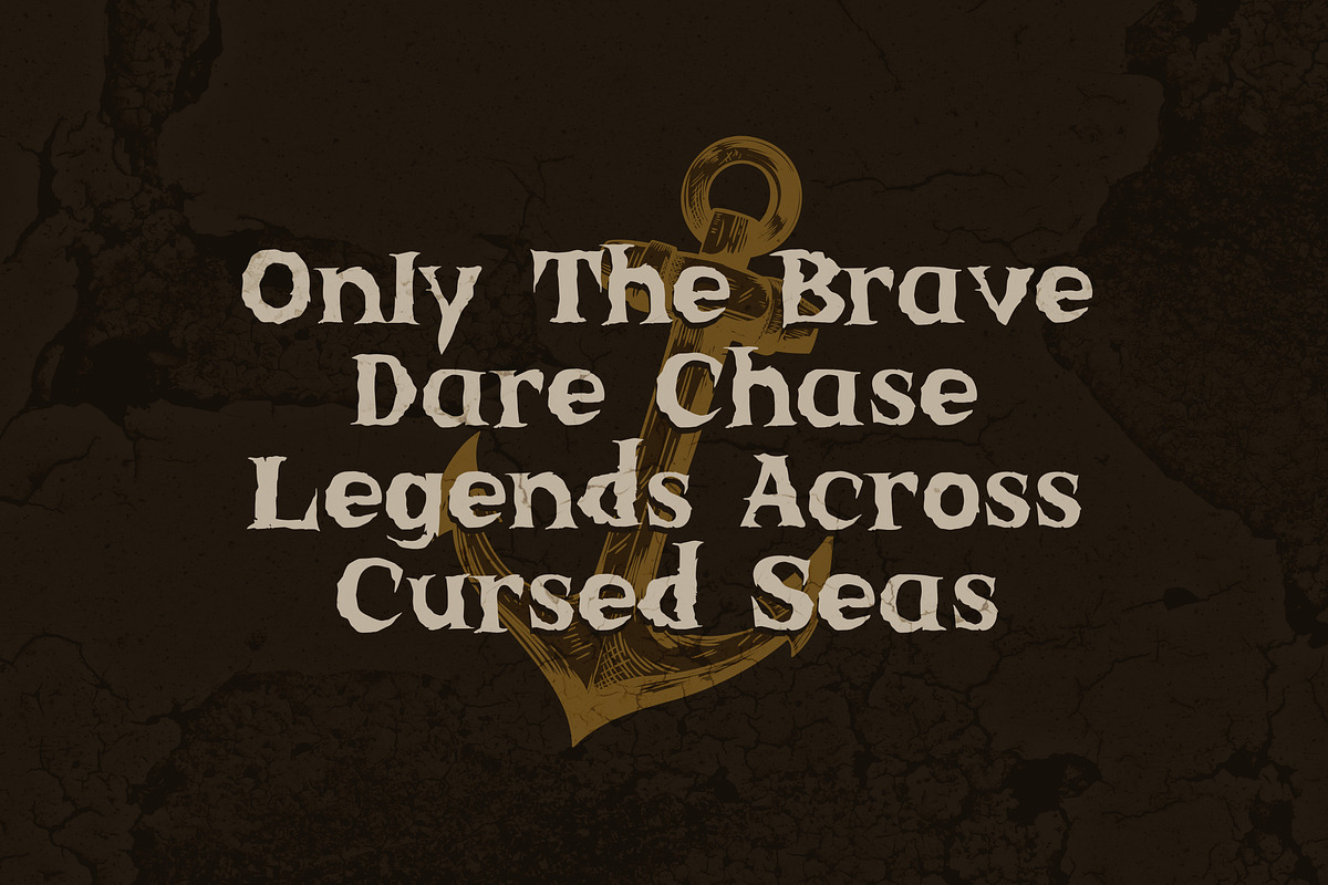 Fierce Pirates - Rugged Serif Font, a Serif Font by Imoodev (Photo 5 of 7)