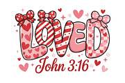 Christian Valentine Png, Loved John, an Illustration by Designking (Thumbnail 4 of 6)