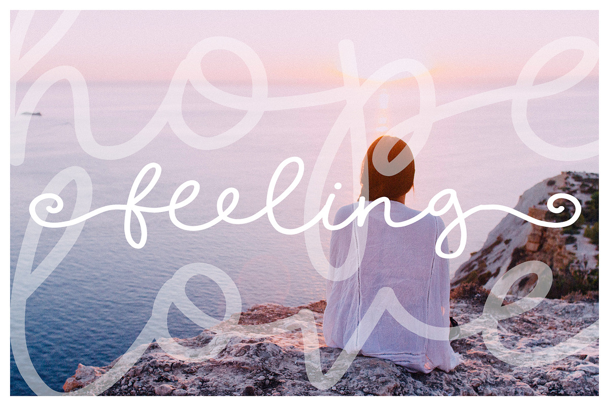 Golden Day Font with Extras & Shapes preview 7