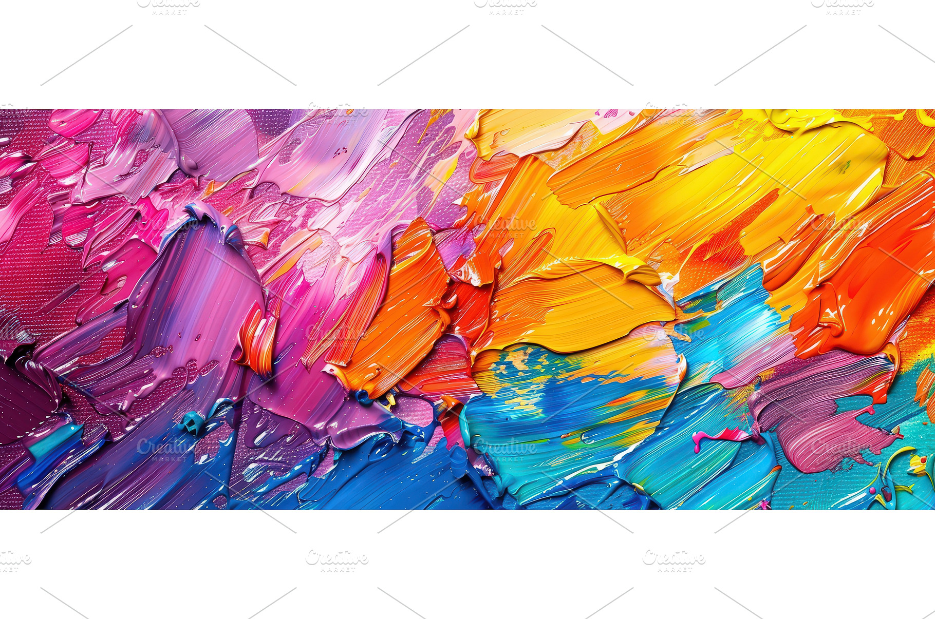 Colorful abstract texture of thick, an Arts & Entertainment Photo by piter.goskov