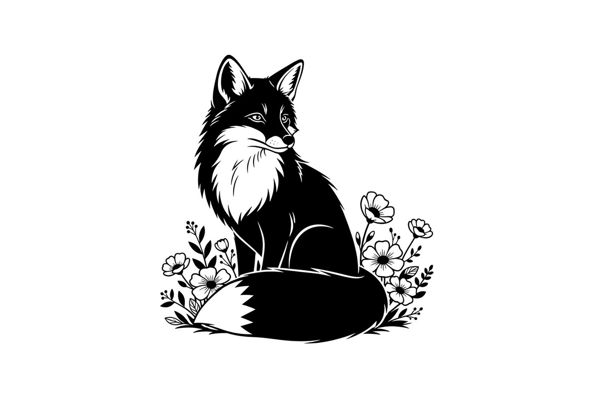 Cute Fox Silhouette Bundle, an Illustration by Designs_River (Photo 2 of 31)