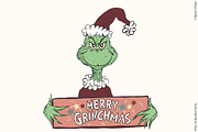 Merry Grinchmas Sublimation Bundle, a Decorative Illustration by ClipArtTime (Thumbnail 9 of 10)