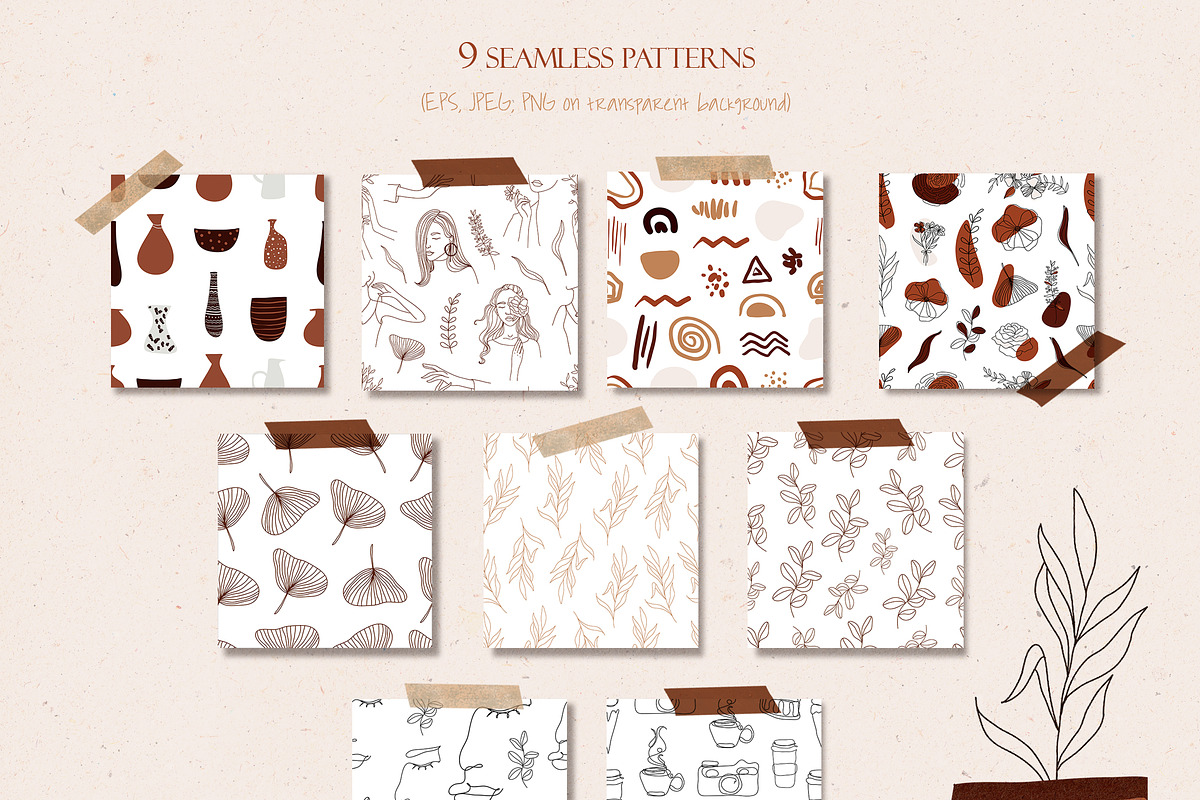 Modern abstract collection, a Decorative Illustration by Scarlet Heath Art (Photo 17 of 22)