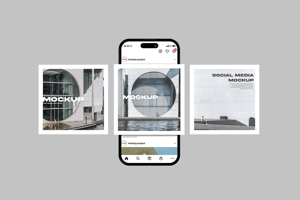 Social Media Mockup, an Advertising Mockup by MA-KING_ART (Photo 2 of 3)