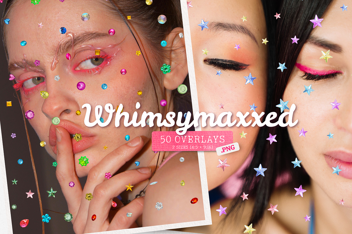 Rhinestone and Gem Photo Overlays, a Texture Graphic by Yana Lesiuk (Photo 1 of 10)