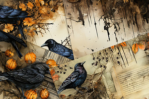 Ravens And Pumkins