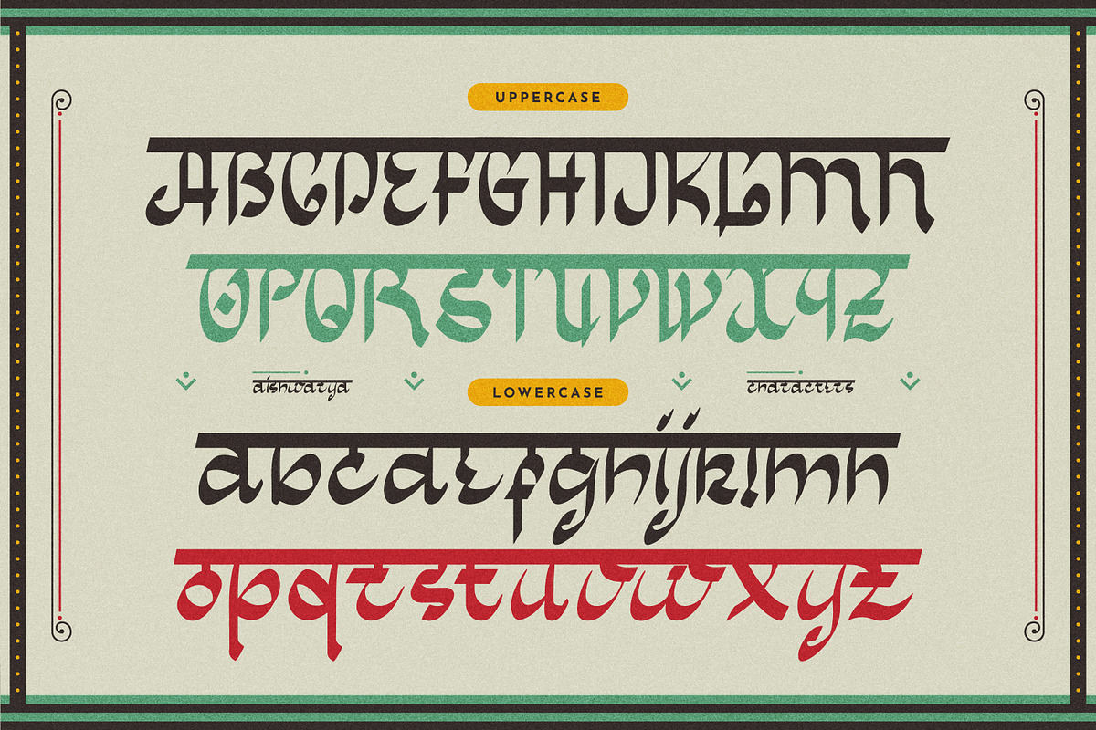 Aishwarya Indian Serif, a Serif Font by infernostudio3 (Photo 8 of 11)