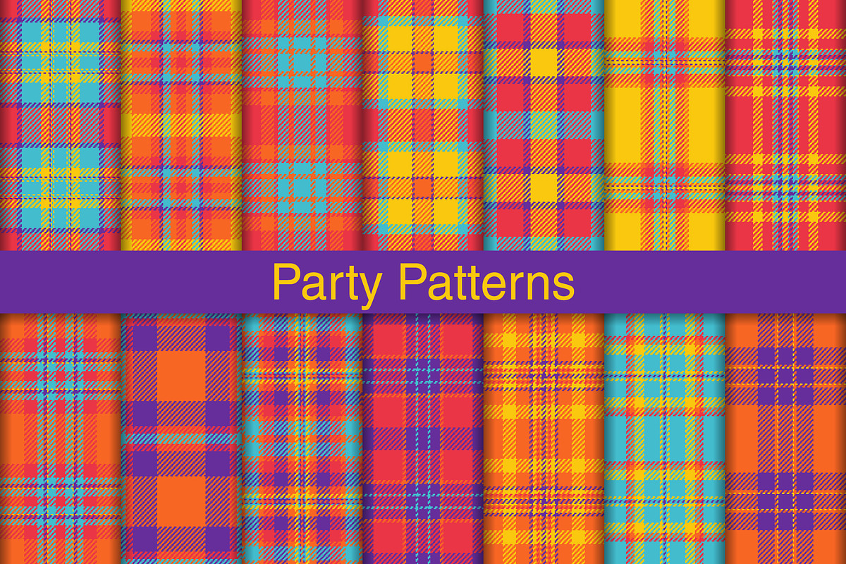 #210 Party Patterns, a Pattern Graphic by Plaid4You (Photo 1 of 5)