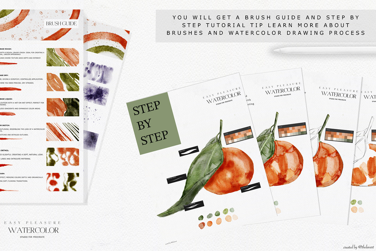Easy Watercolor Studio for Procreate, a Brush Add-On by Liquid Amethyst Art (Photo 11 of 12)