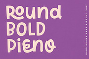 Pieno | Bold Playful Display Font, a Font by Point and Poem (Thumbnail 2 of 12)