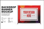 Backdrop Banner Mockup, a Product Mockup by Mockupfit (Thumbnail 1 of 3)