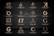 monogram logo design - SVG file, a Branding & Logo Template by BARONSTD (Thumbnail 1 of 17)