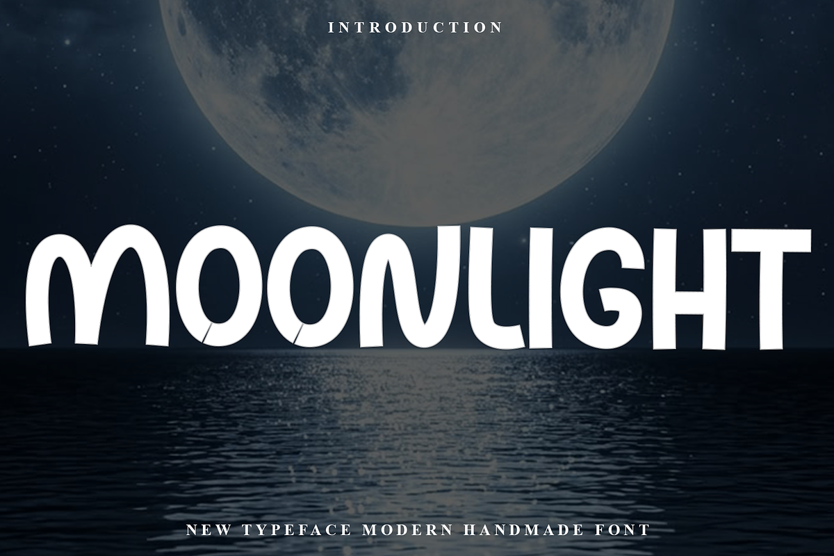 Moonlight, a Script Font by FreshTypeINK (Photo 1 of 7)