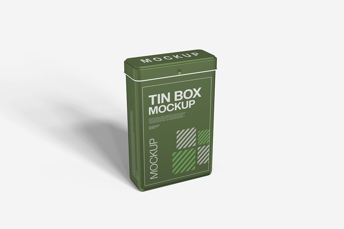 Tin Box Mockup, a Product Mockup by MrLetters (Photo 5 of 5)