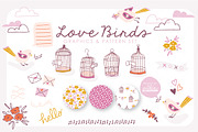 Love Birds | Vector Set, an Object Graphic by Allie Richardson Design (Thumbnail 1 of 4)