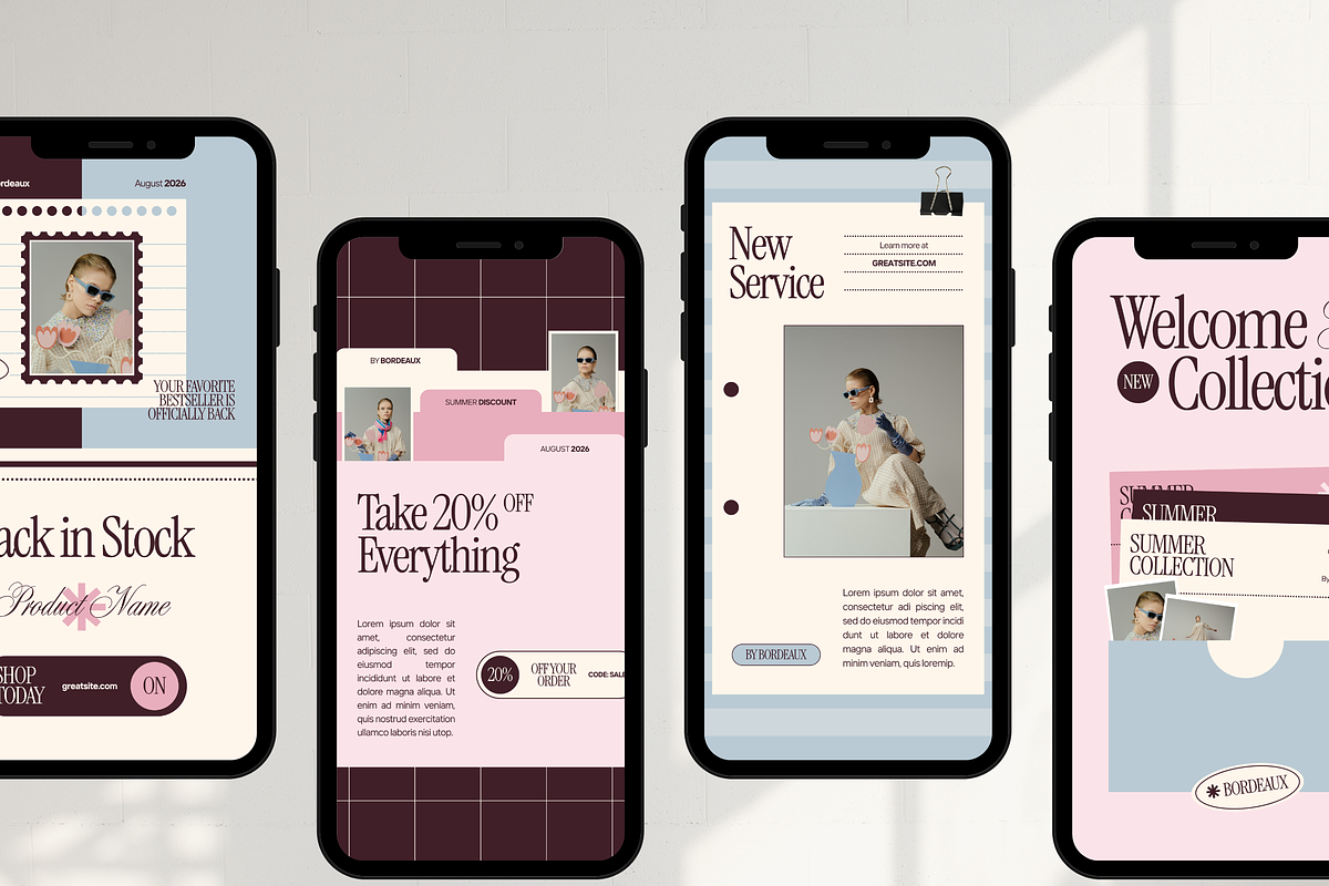 Modern Instagram Stories Posts Canva, a Social Media Template by Branding Babe Co. (Photo 5 of 7)