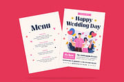 Malibu Wedding Invitation Template, an Invitation Template by iDoodle Studio (Thumbnail 4 of 4)