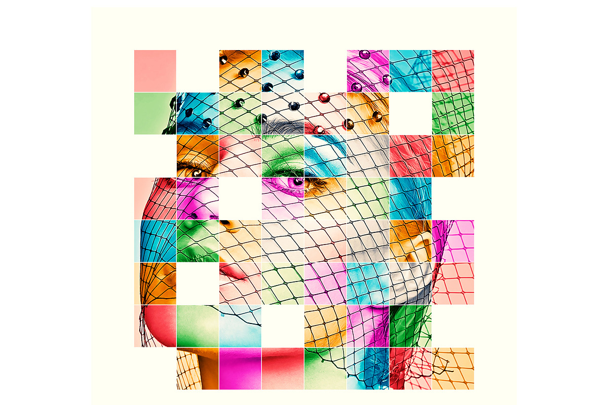 Color Grid Photoshop Action, an Action Add-On by Studio Retouch (Photo 3 of 11)