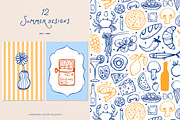 Mediterranean Summer Whimsical Set, an Object Illustration by ViktoriyaD (Thumbnail 15 of 16)