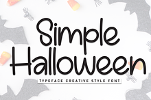 Simple Halloween | Script Font