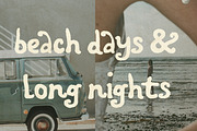 Hand Lettered Retro Outline Font, a Handwritten Font by Laras Wonderland (Thumbnail 3 of 12)
