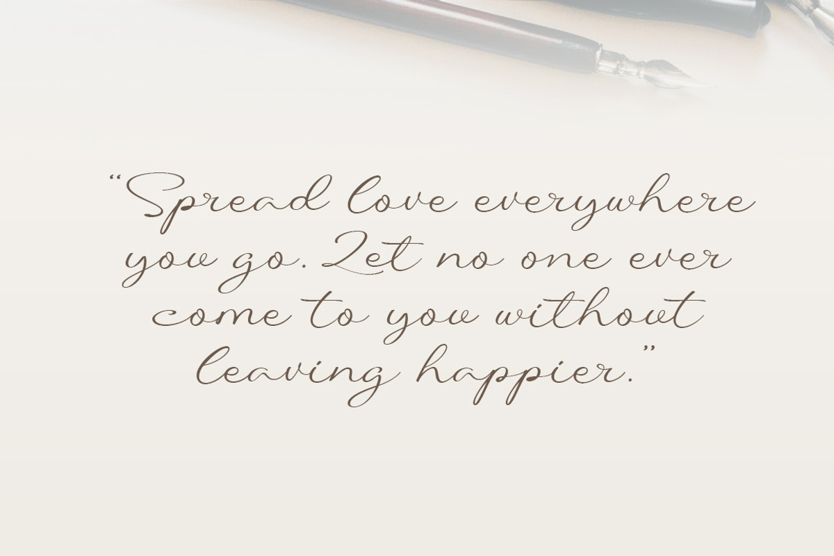 Agustus - Handwriting Font, a Handwritten Font by Mayofont (Photo 7 of 9)