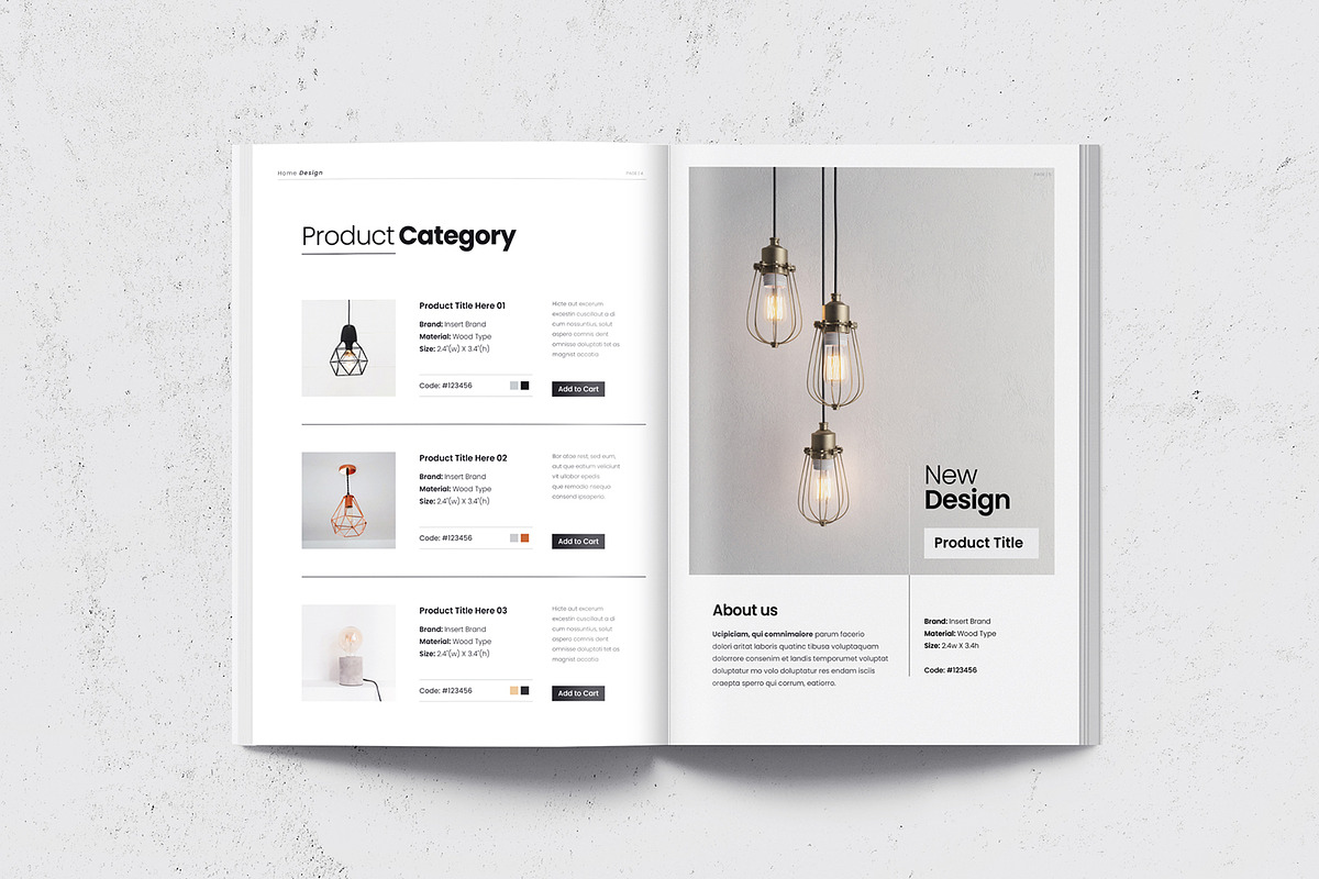 Catalog | InDesign & Ms Word, a Brochure Template by Creativity-Design (Photo 4 of 10)