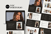 Luxury UGC Portfolio Template Canva, a Landing Page Template by Business Chic (Thumbnail 1 of 5)