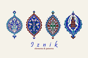 Vector Iznik Collection, a Decorative Illustration by StabuLaRasa illustration