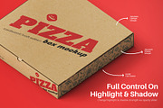 Cardboard Pizza Box Mockup Pack, a Mockup by Remnand Studio (Thumbnail 5 of 12)