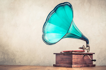 Vintage gramophone