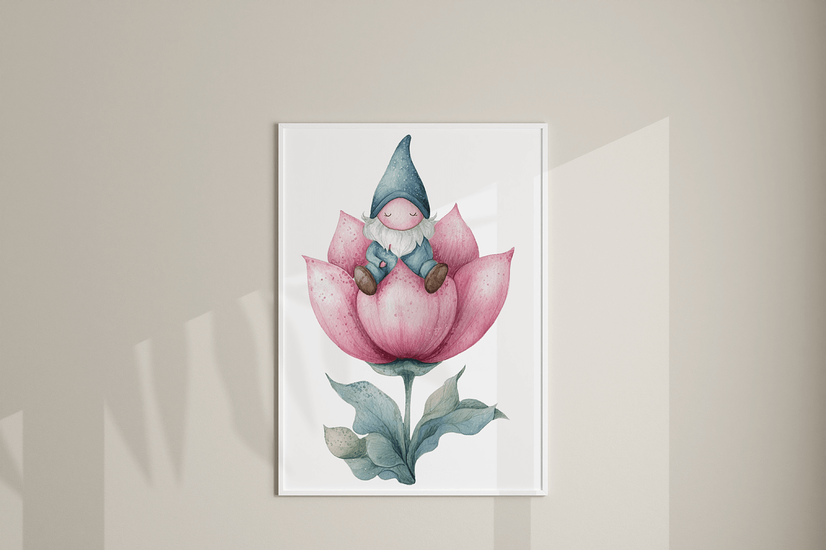 Spring Gnomes Clipart Set, a Decorative Illustration by Pati Charm Studio (Photo 7 of 8)