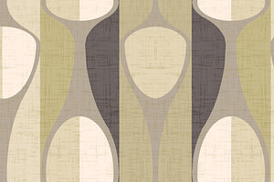 70s Retro Beige Modern Art Seamless, a Pattern Graphic by Sharon Schwalbe