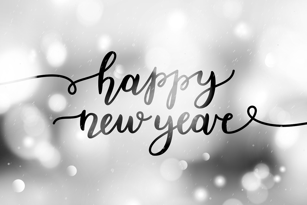 Happy New Year, 6 greeting cards, a Card Template by redcollegiya design (Photo 5 of 6)