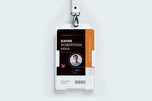 Office ID Card, a Stationery Template by Pixelpick