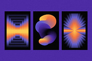Gradients - abstract design elements, an Object Graphic by venimo (Thumbnail 7 of 8)