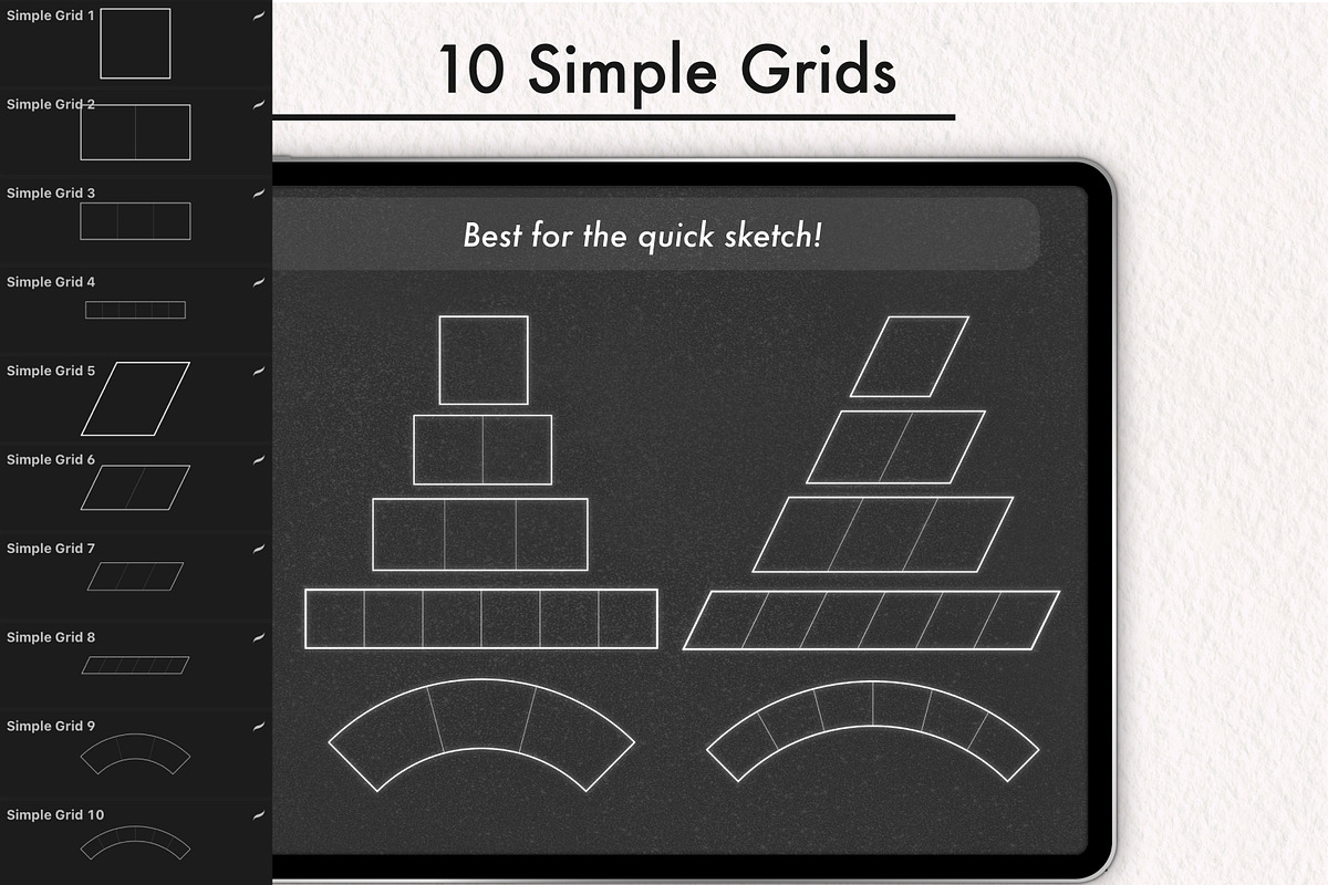 Lettering Grids for Procreate, a Brush Add-On by Magnatype (Photo 4 of 9)