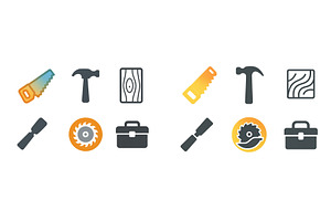 Tools and equipment in various, an Illustration by ZinetroN