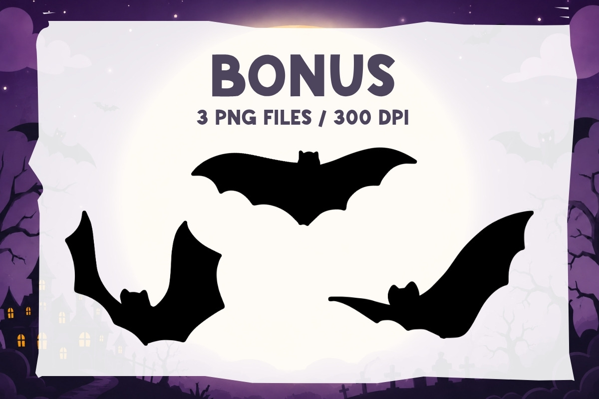 Bat Halloween - Decorative Font, a Symbol Font by AnningArts (Photo 5 of 8)
