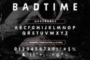 Badtime | Bold Handwritten Font, a Sans Serif Font by Beveled Design Co. (Thumbnail 4 of 6)